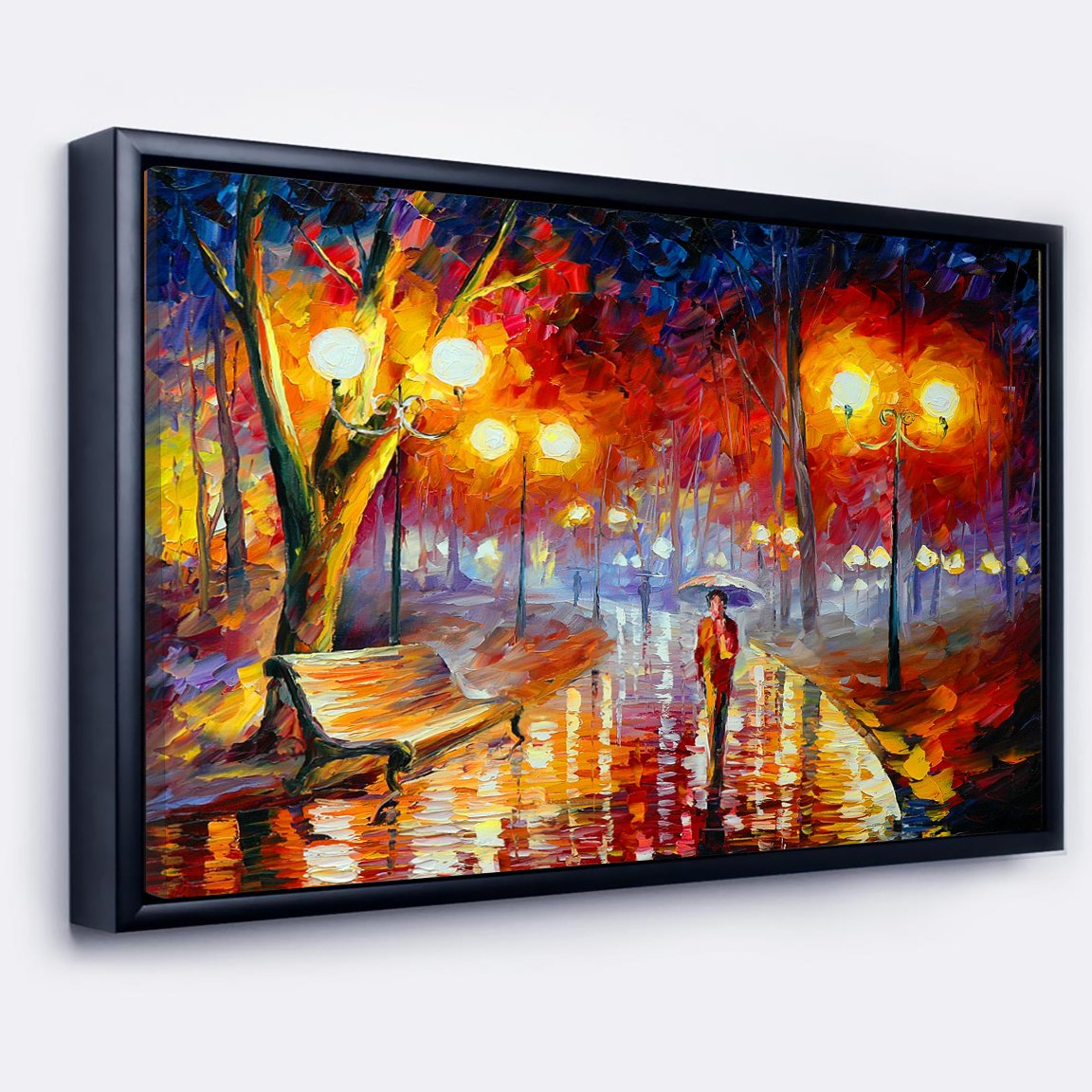 Classic Street a Walk Canvas Wall Painting  decorative masterpiece for home decor